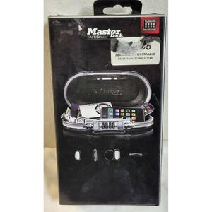 Master Lock SafeSpace Portable Security Safe Lock Box 5900D Set Your Own...